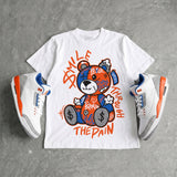“Knicks” 3s DopeSkill T-Shirt Smile Through The Pain Graphic