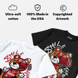 Sunset 5s DopeSkill T-Shirt Smile Through The Pain Graphic