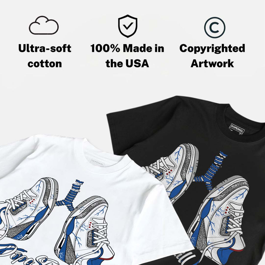 “True Blue” 3s DopeSkill T-Shirt Breathe Graphic