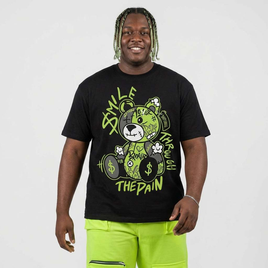 Foamposite One "Voltage" DopeSkill T-Shirt Smile Through The Pain Graphic