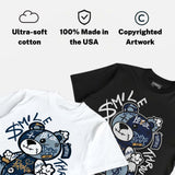 Diamond Turf II “Blue Grey” DopeSkill T-Shirt Smile Through The Pain Graphic