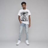 White Metallic 5s DopeSkill T-Shirt Boss Up Graphic