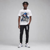 “True Blue” 3s DopeSkill T-Shirt Go Fund Yourself Graphic