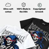 “True Blue” 3s DopeSkill T-Shirt Go Fund Yourself Graphic