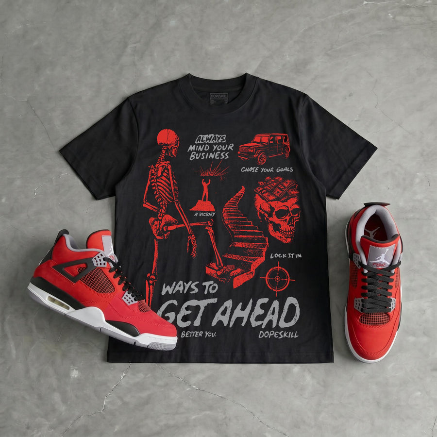 Toro Bravo 4s DopeSkill T-Shirt Ways To Get Ahead Graphic