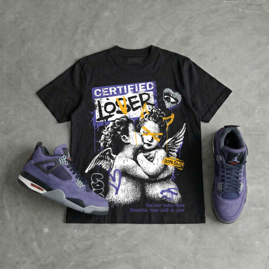 Lakers 4s DopeSkill T-Shirt Certified Lover Graphic