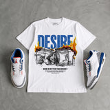 “True Blue” 3s DopeSkill T-Shirt Desire Graphic
