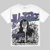 Grape 5s Oversize Print 'No Money No Lust' DopeSkill Graphic T-shirt