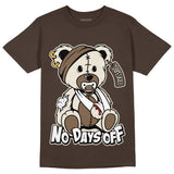 AJ 1 Low OG “Reverse Mocha” DopeSkill Ridgerock T-shirt Hurt Bear Graphic