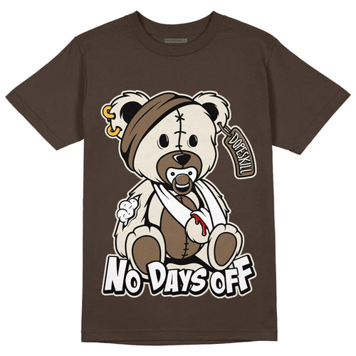 AJ 1 Low OG “Reverse Mocha” DopeSkill Ridgerock T-shirt Hurt Bear Graphic