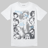 Wolf Grey 5s DopeSkill T-Shirt Built Different Graphic