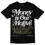 Craft Olive 4s DopeSkill T-Shirt Money Is Our Motive Typo Graphic