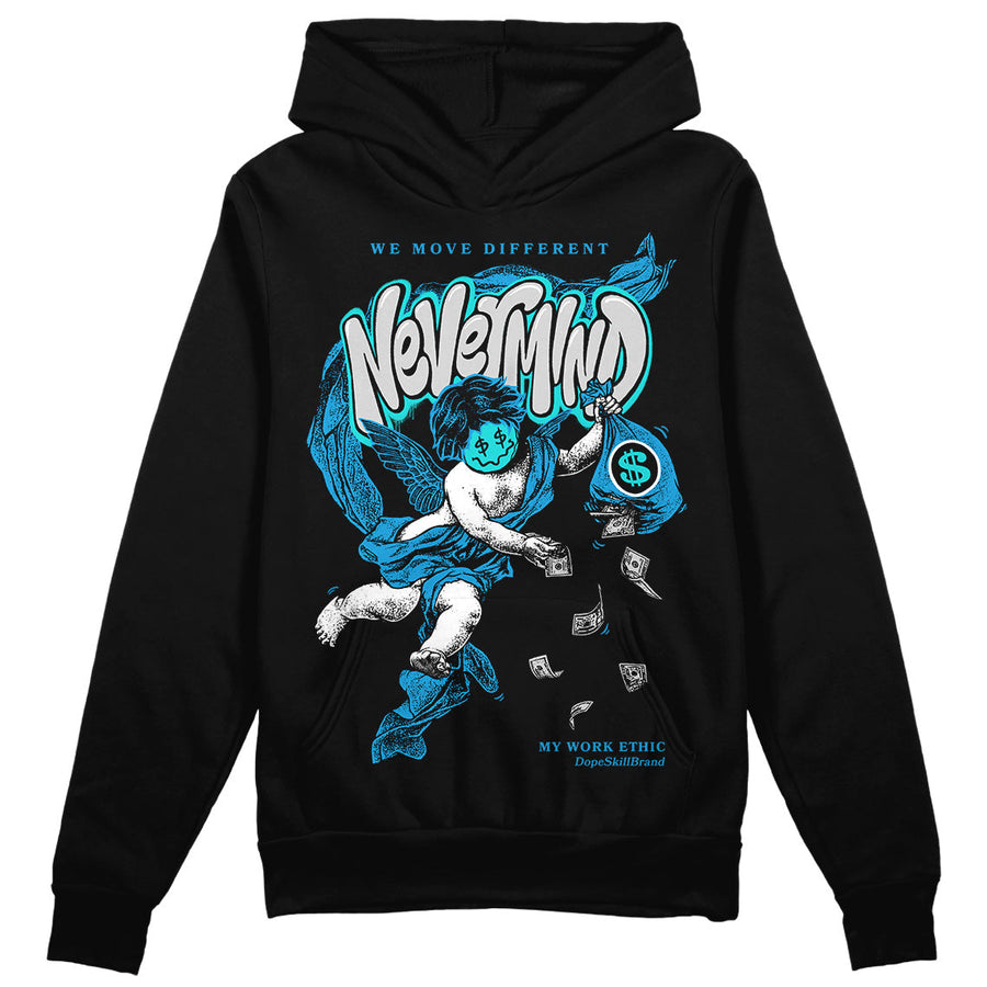 Military Blue 4s DopeSkill Hoodie Sweatshirt Nevermind Graphic