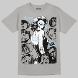 Wolf Grey 5s DopeSkill T-Shirt Built Different Graphic