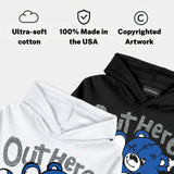 “True Blue” 3s DopeSkill Hoodie Sweatshirt Out Here Being Cute Graphic