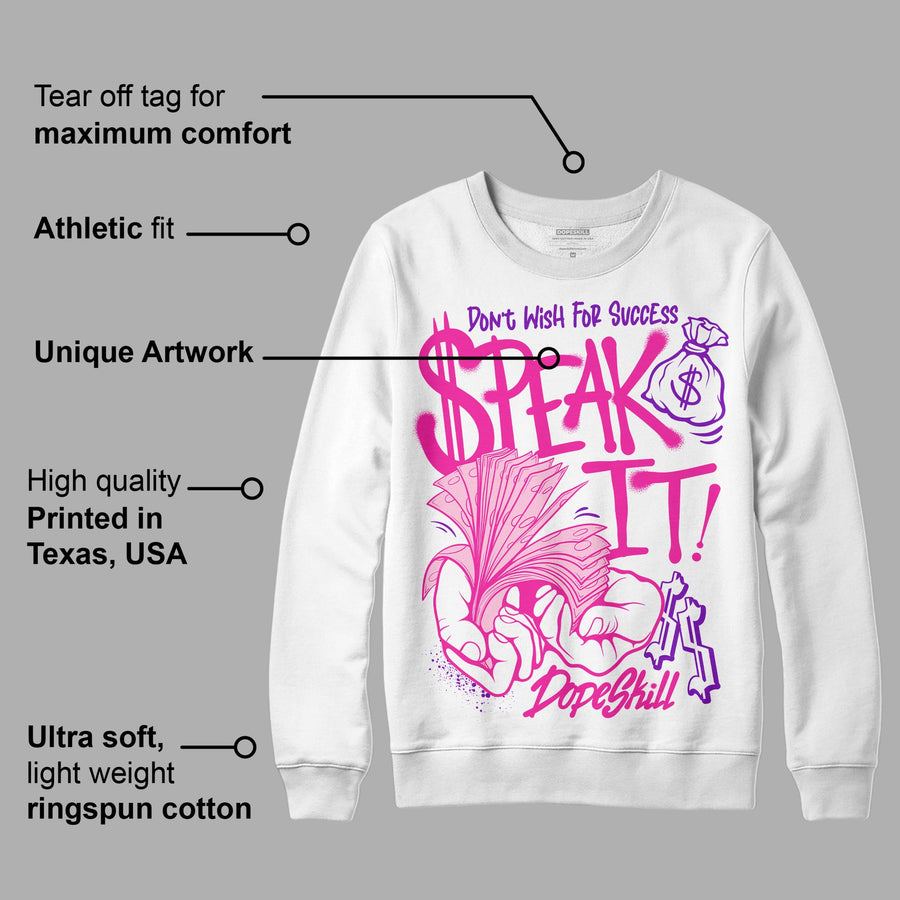 Pink Collection DopeSkill Sweatshirt Speak It Graphic