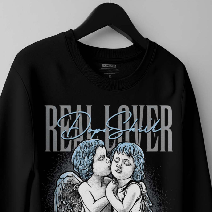 Wolf Grey 5s DopeSkill Sweatshirt Real Lover Graphic
