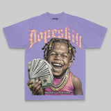 Money Loves Me Oversize Print DopeSkill T-shirt