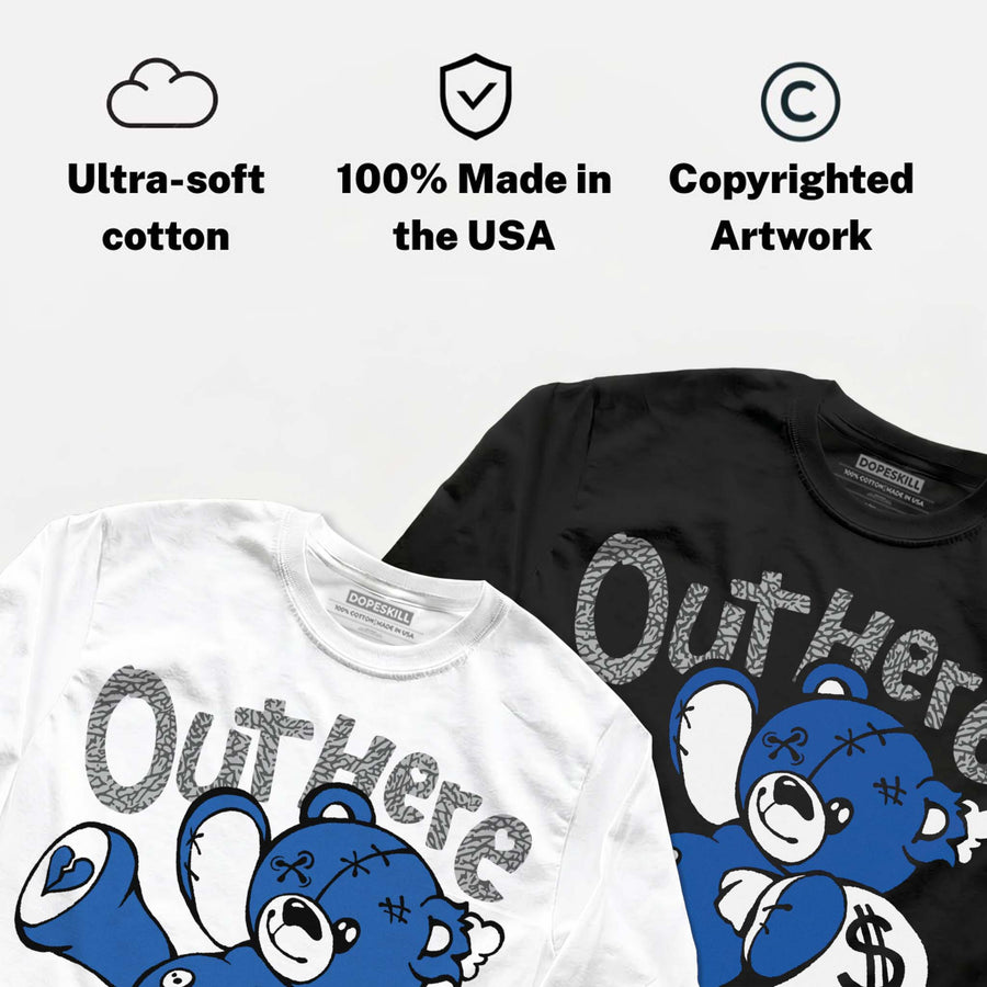 “True Blue” 3s DopeSkill Long Sleeve T-Shirt Out Here Being Cute Graphic