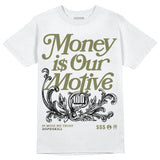 Craft Olive 4s DopeSkill T-Shirt Money Is Our Motive Typo Graphic