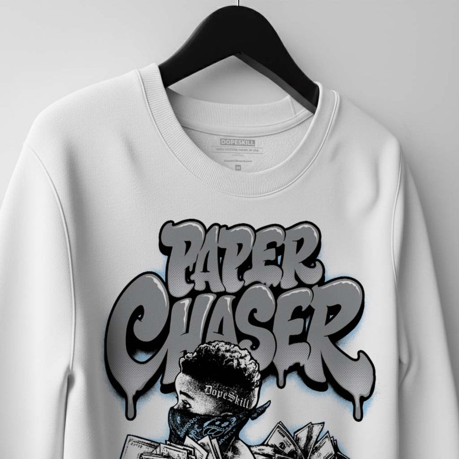 Wolf Grey 5s DopeSkill Sweatshirt Paper Chaser Boy Graphic