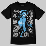 University Blue 14s DopeSkill T-Shirt Built Different Graphic
