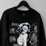 Wolf Grey 5s DopeSkill Sweatshirt Built Different Graphic