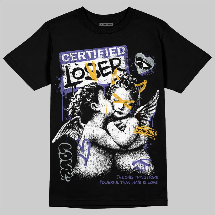 Lakers 4s DopeSkill T-Shirt Certified Lover Graphic