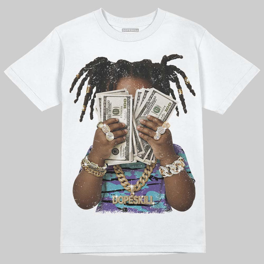 Aqua 8s DopeSkill T-Shirt Rich Youth Graphic
