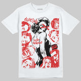 AJ 13 Chicago True Red Cherry DopeSkill T-Shirt Built Different Graphic