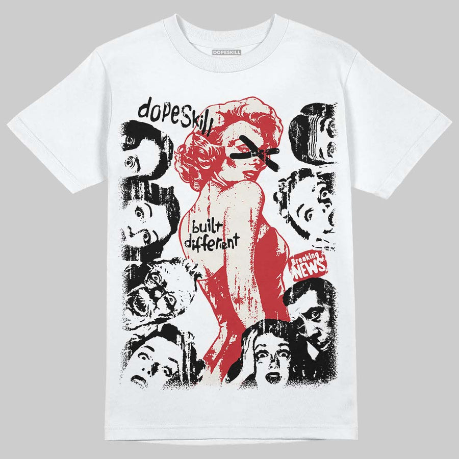 Flight Club 4s DopeSkill T-Shirt Built Different Graphic