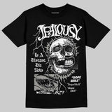 White Metallic 5s DopeSkill T-Shirt Jealousy Graphic