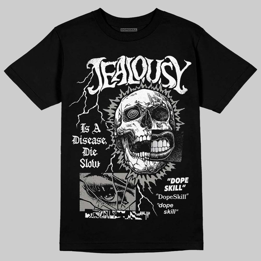 White Metallic 5s DopeSkill T-Shirt Jealousy Graphic