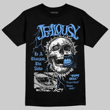 Black University Blue 5s DopeSkill T-Shirt Jealousy Graphic