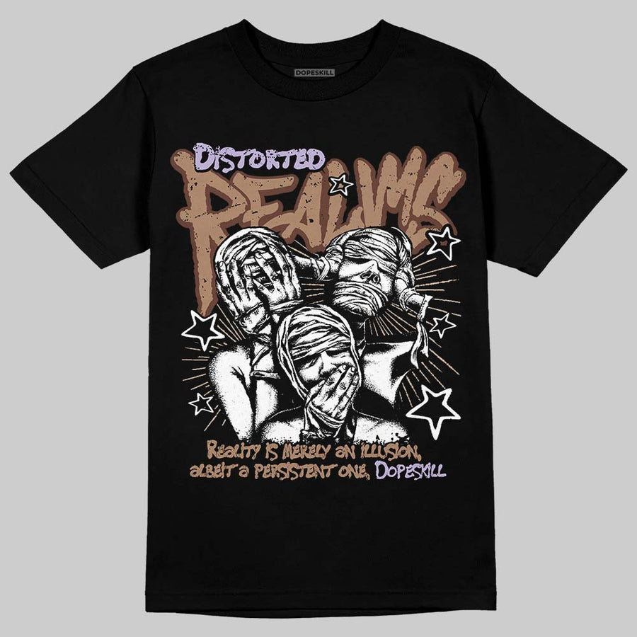 Harris Tweed x Sesame/Violet Mist Dunk DopeSkill T-Shirt Distorted Realms Graphic