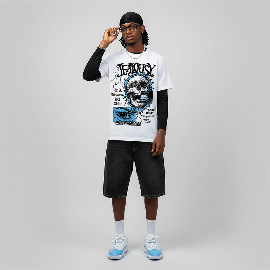 UNC 11s DopeSkill T-Shirt Jealousy Graphic