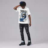 Black University Blue 5s DopeSkill T-Shirt Jealousy Graphic