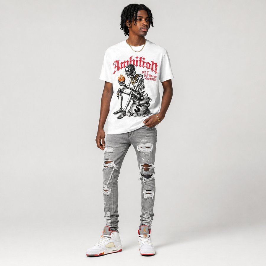 Sunset 5s DopeSkill T-Shirt Ambition Graphic