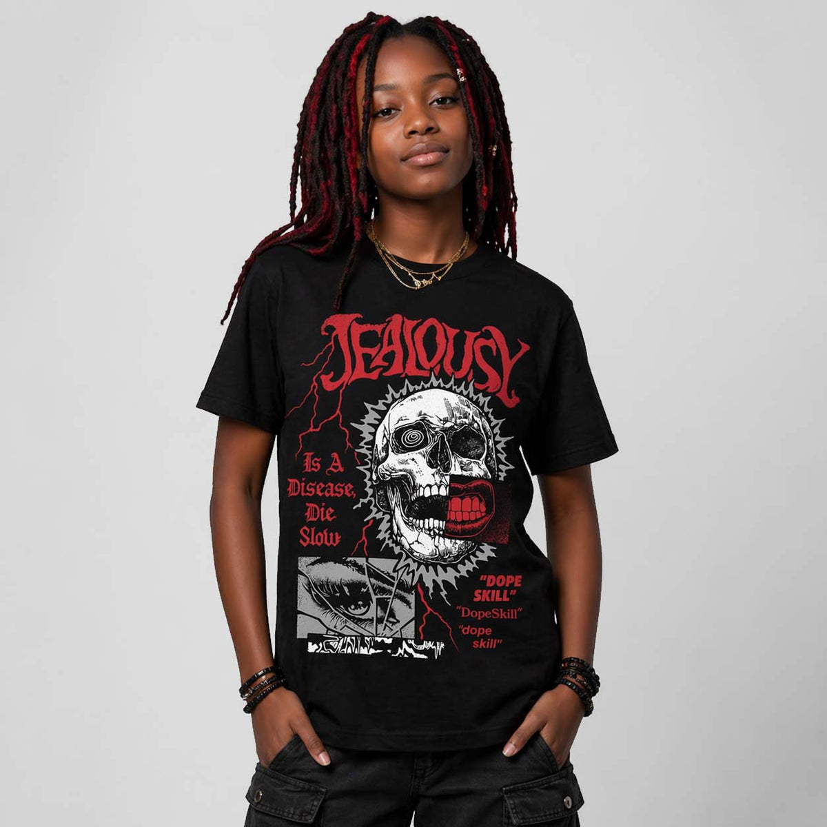 “Bloodline” 12s DopeSkill T-Shirt Jealousy Graphic