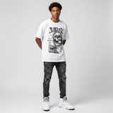 White Metallic 5s DopeSkill T-Shirt Jealousy Graphic