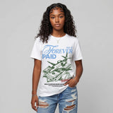 Black University Blue 5s DopeSkill T-Shirt Forever Paid Graphic