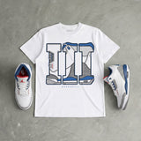 “True Blue” 3s DopeSkill T-Shirt III Jordan 3 Graphic