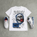 “True Blue” 3s DopeSkill T-Shirt Jealousy Graphic