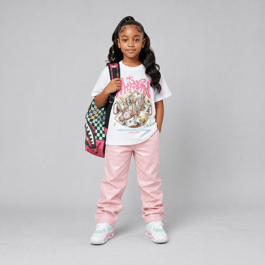 Medium Soft Pink 4s DopeSkill T-Shirt Whippin Graphic