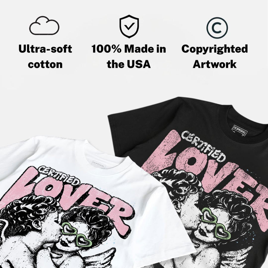 Medium Soft Pink 4s DopeSkill Oversize Print T-Shirt Real Ones Choose Loyalty Graphic