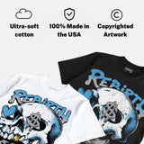 University Blue 14s DopeSkill T-Shirt Rebirth Graphic