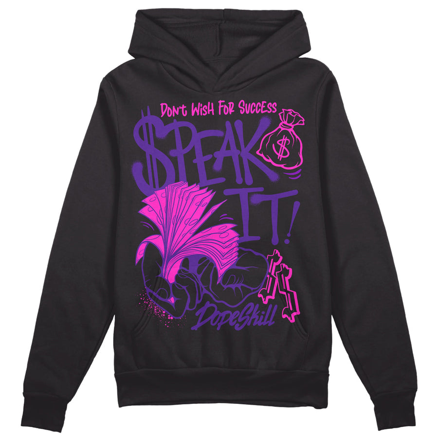 PURPLE Collection DopeSkill Hoodie Sweatshirt Speak It Graphic