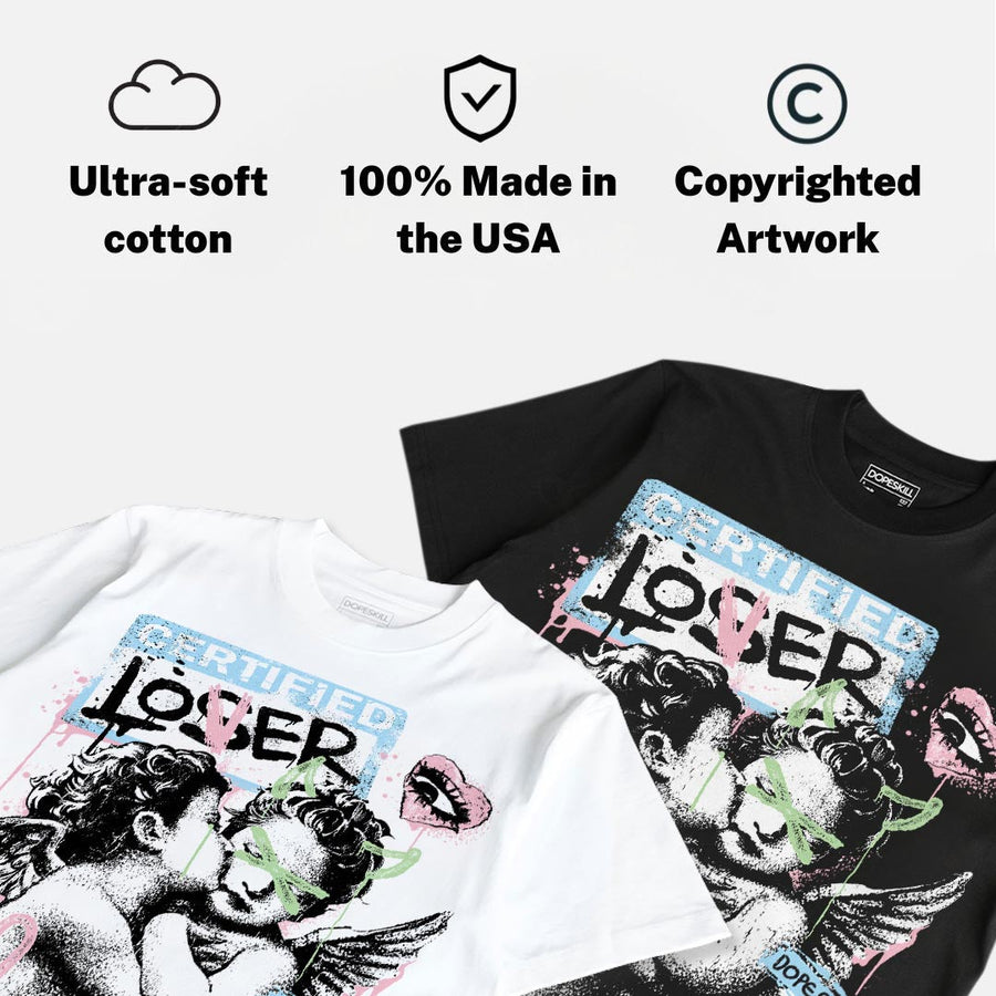Medium Soft Pink 4s DopeSkill T-Shirt Certified Lover Graphic