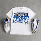 “True Blue” 3s DopeSkill T-Shirt Dope Dreams Graphic