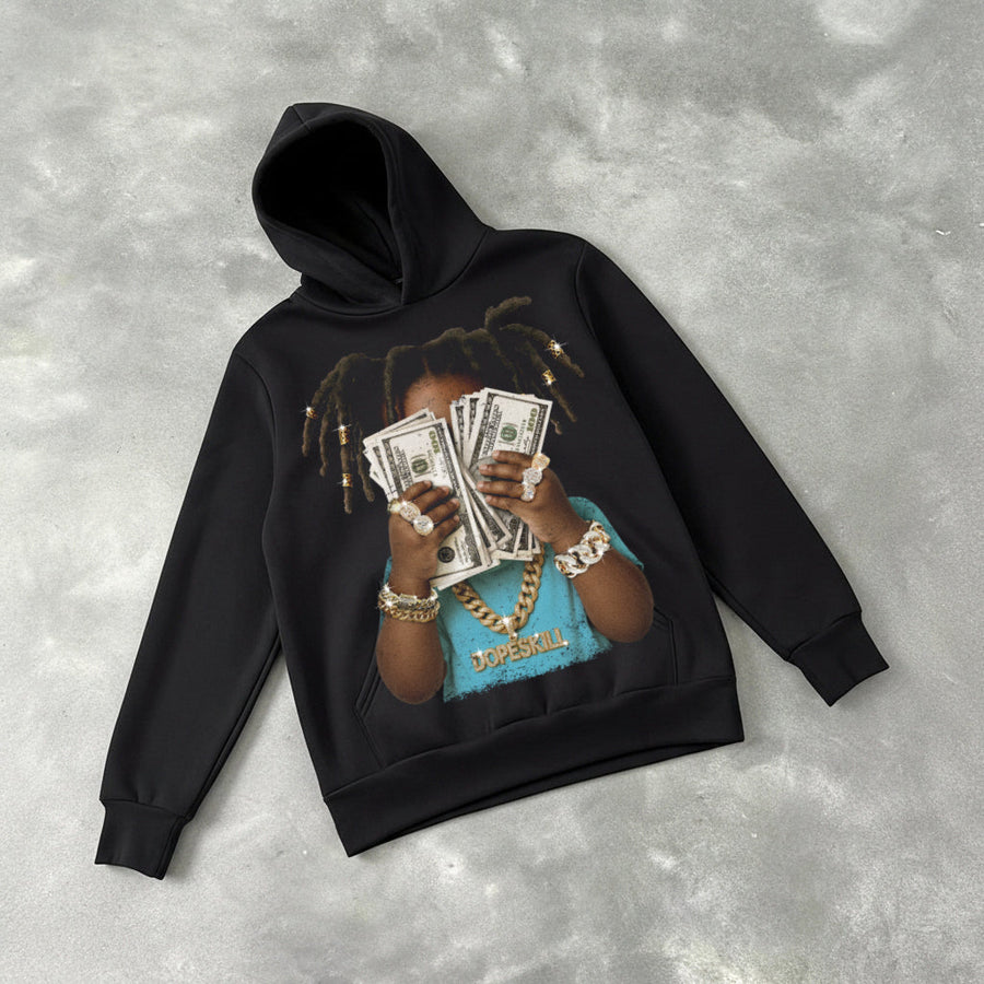 Gamma 11s DopeSkill Hoodie Sweatshirt Rich Youth Graphic